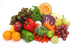 Fruits and vegetables